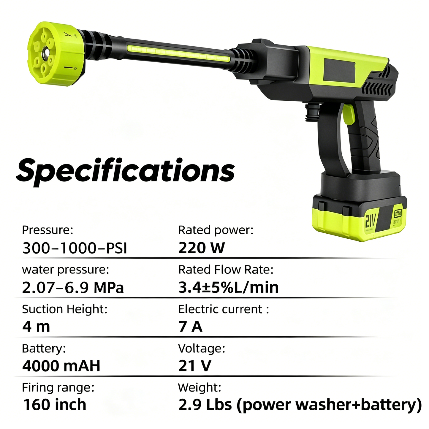 6-in-1 Portable Power Washer & Storage Bundle