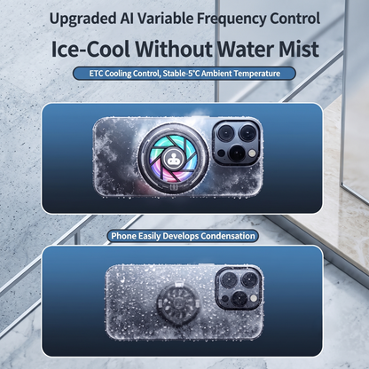 Magnetic TEC Phone Cooler with AI Temperature Control
