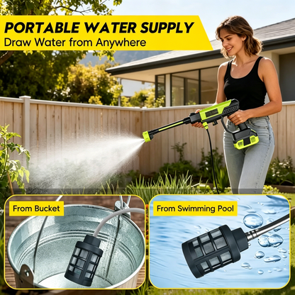 6-in-1 Portable Power Washer & Storage Bundle