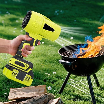 Turbo Cordless Leaf Blower: 150 MPH / 600 CFM, 21V 4.0Ah Lightweight Handheld Blower